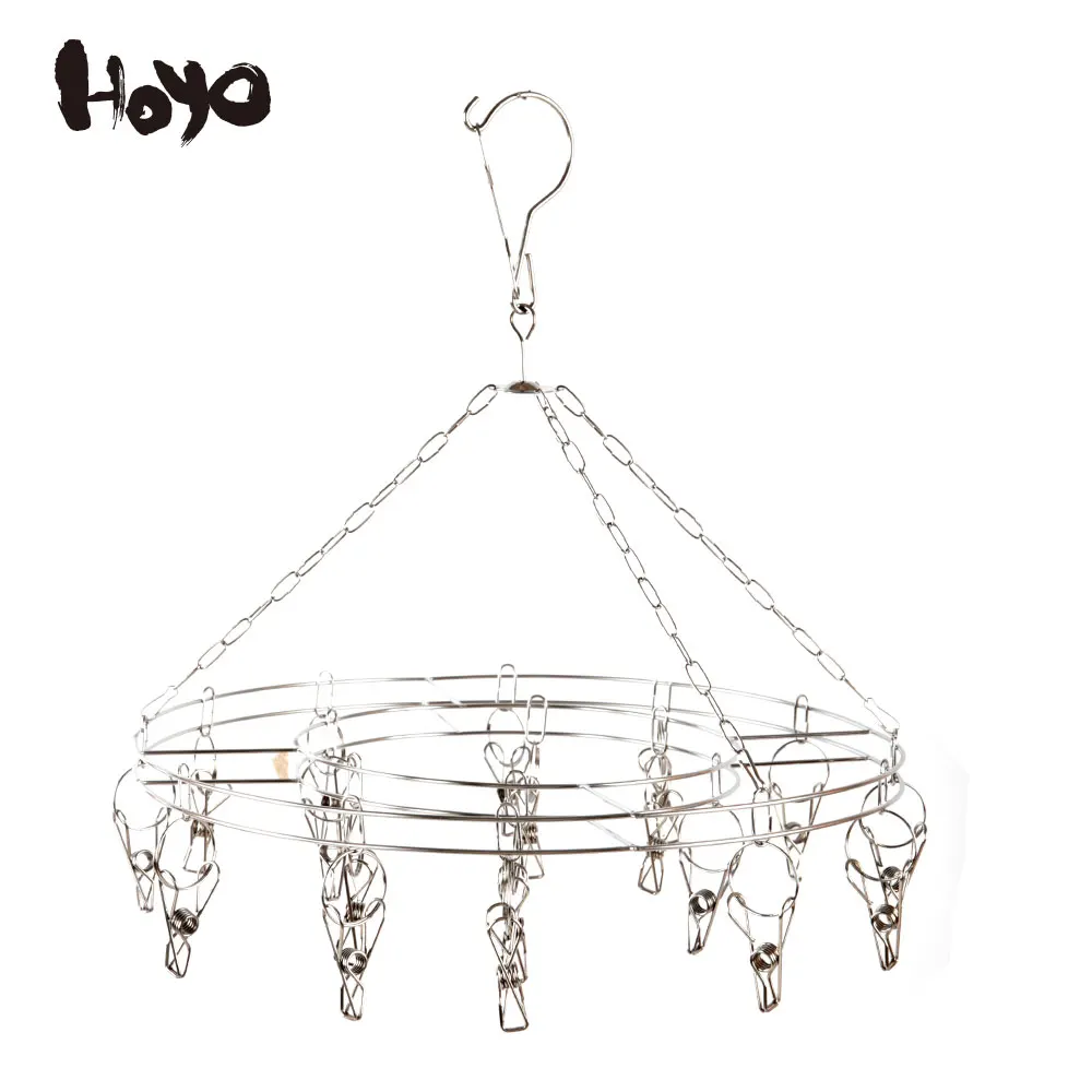 Wholesale Supplies Stainless Steel Round Revolving Hanging Hanger Clothes Clothing Rack Hook Windproof Hanger, Silver
Wholesale Supplies Stainless Steel Round Revolving Hanging Hanger Clothes Clothing Rack Hook Windproof Hanger, Silver