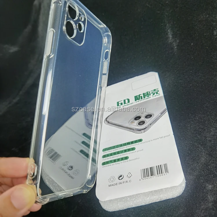 Airbag design 2.0mm Transparent Soft TPU Clear Camera Protection Small Hole Silicone Phone Cover Case For Iphone XR 6.1
Airbag design 2.0mm Transparent Soft TPU Clear Camera Protection Small Hole Silicone Phone Cover Case For Iphone XR 6.1