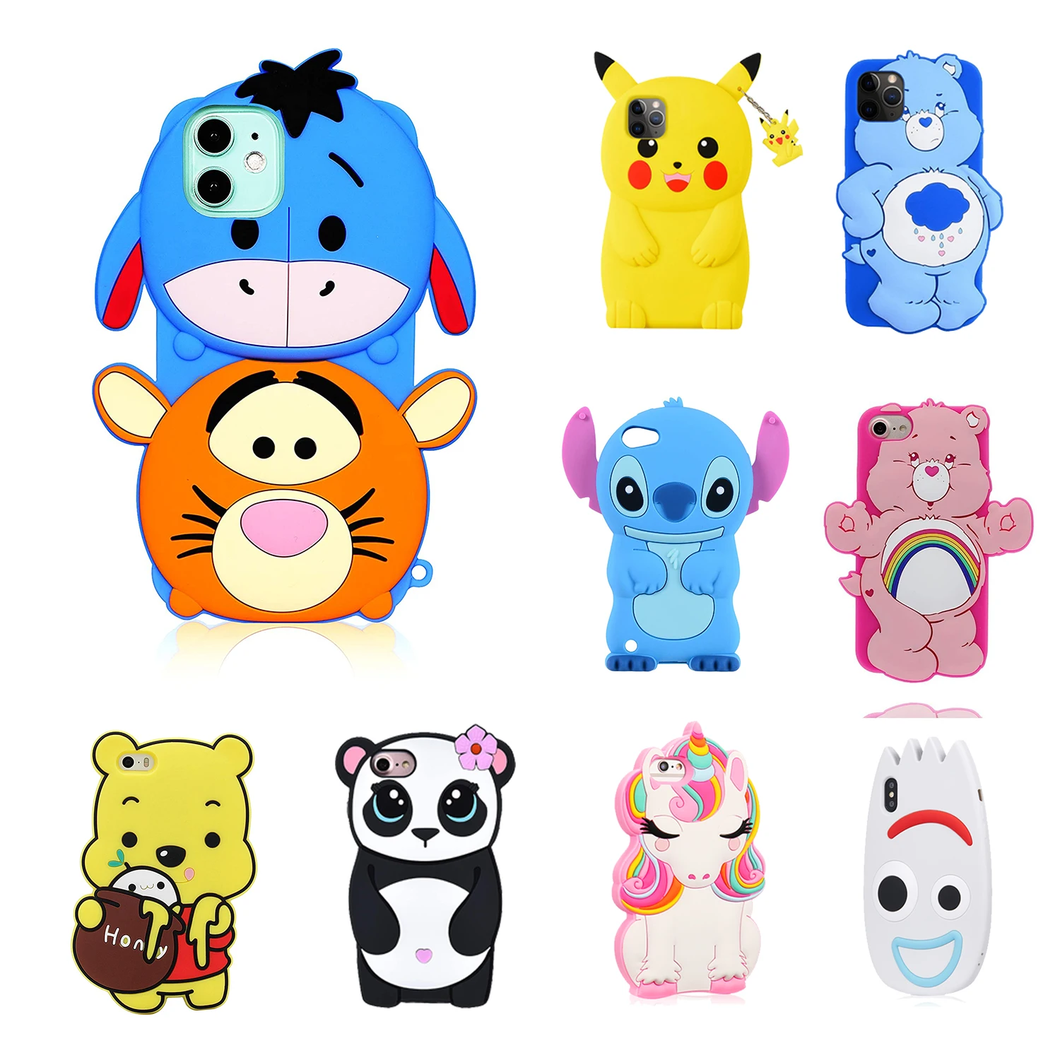Popular New Design Cover For iPhone 11 Pro Max 11 Pro Xs X 7 8 Cute 3D Cute Soft Silicone Phone Case, Multiple colors 
Popular New Design Cover For iPhone 11 Pro Max 11 Pro Xs X 7 8 Cute 3D Cute Soft Silicone Phone Case, Multiple colors