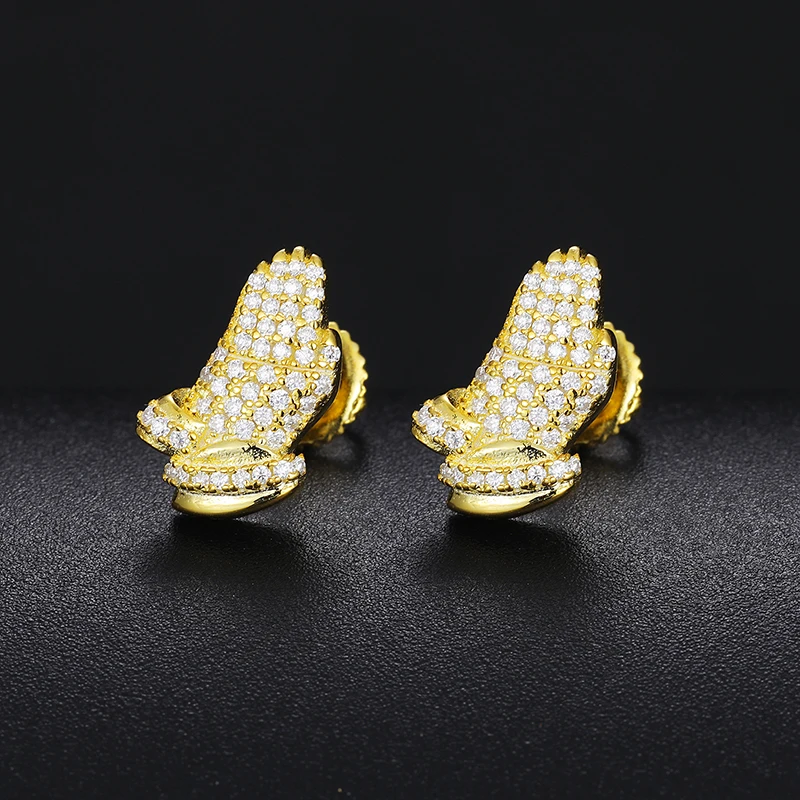 Aretes 2023 New Fashion Bling Hip Hop Jewelry 925 Sterling Silver VVS Moissanite Diamond Iced Out Pray Hand Stud Earrings
Aretes 2023 New Fashion Bling Hip Hop Jewelry 925 Sterling Silver VVS Moissanite Diamond Iced Out Pray Hand Stud Earrings