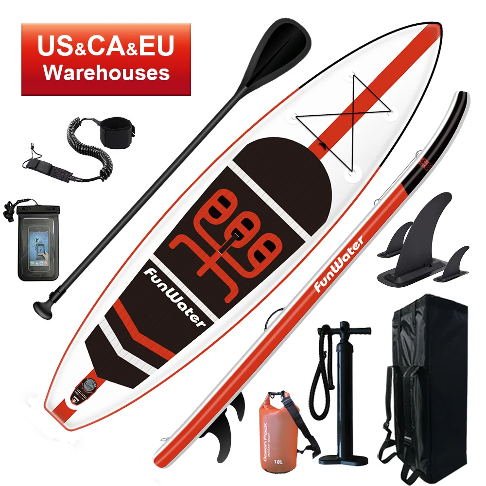 FUNWATER DropShipping factory wholesale water sporting surfing sup material wood surfboard fins stand up paddleboard surfboard, Orange
FUNWATER DropShipping factory wholesale water sporting surfing sup material wood surfboard fins stand up paddleboard surfboard, Orange