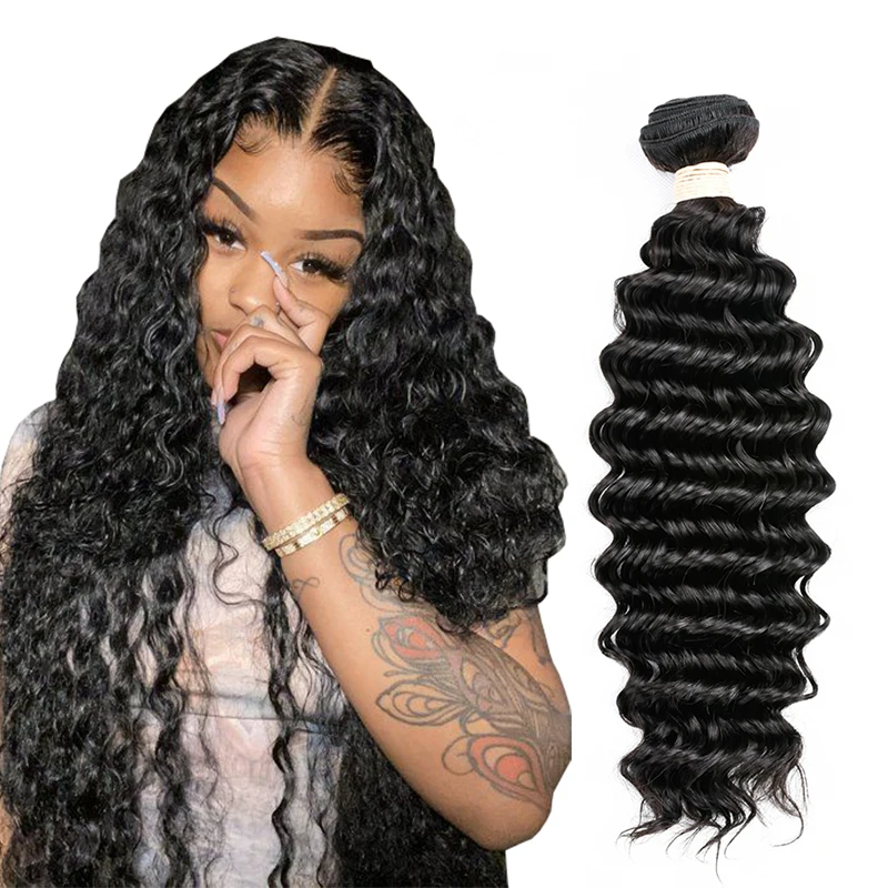 8-30inch Deep Wave Human Hair Extension 10A Grade Cheap Brazilian Hair Bundles Free Sample Hair Bundles For Women
8-30inch Deep Wave Human Hair Extension 10A Grade Cheap Brazilian Hair Bundles Free Sample Hair Bundles For Women