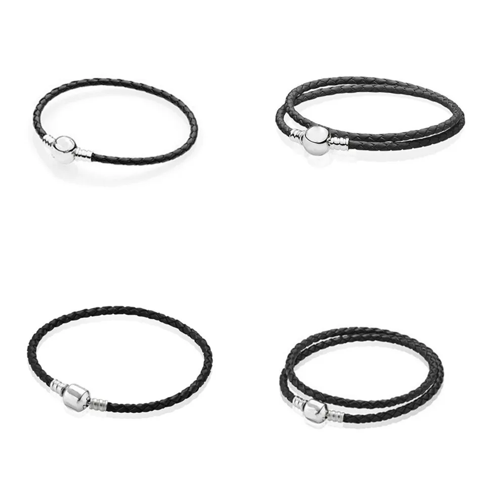 925 Sterling Silver Chain Clasp Hand Woven Bracelet Black Red String Bracelet Fashion Leather Bracelet
925 Sterling Silver Chain Clasp Hand Woven Bracelet Black Red String Bracelet Fashion Leather Bracelet