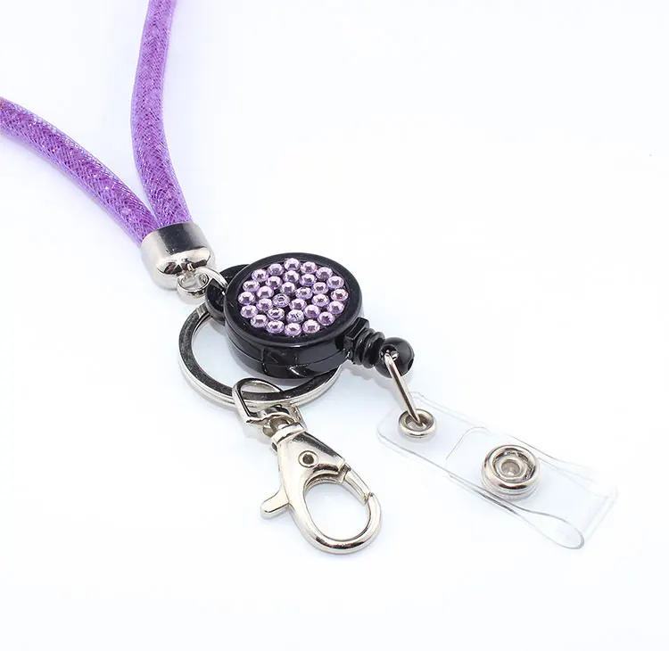 Retractable Rhinestone Lanyard Net Diamond Crystal Fishnet Mobile Phone Case HangingNeck Sling ID Card Holder Customized, Customized colors
Retractable Rhinestone Lanyard Net Diamond Crystal Fishnet Mobile Phone Case HangingNeck Sling ID Card Holder Customized, Customized colors