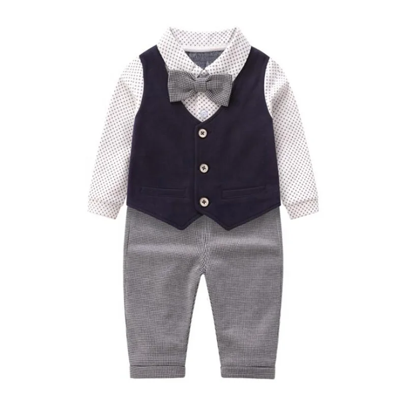 Autumn Boys Clothes Fashion Infant Rompers Wholesale Baby European Style Clothes Sets New Design Comfortable Baby Romper Set
Autumn Boys Clothes Fashion Infant Rompers Wholesale Baby European Style Clothes Sets New Design Comfortable Baby Romper Set