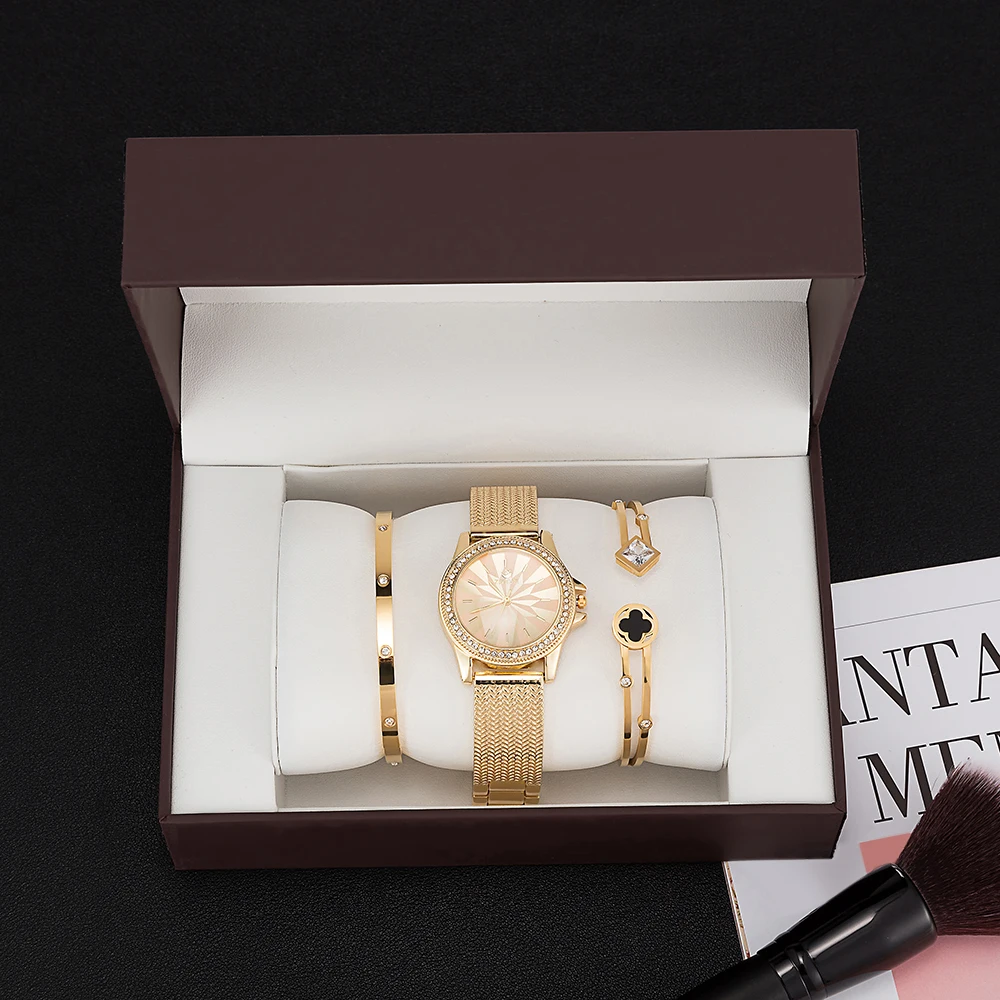 Amazon top seller Fashion Luxury girl Jewelry watch necklace bracelet gift watches set for women 2020 reloj
Amazon top seller Fashion Luxury girl Jewelry watch necklace bracelet gift watches set for women 2020 reloj