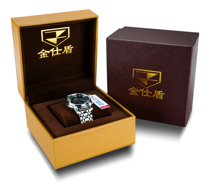 Luxury Paper Wrapped Plastic Watch Case Recycled Cardboard Gift Clothes Packaging Black and White Fashion Simple Watch Box
Luxury Paper Wrapped Plastic Watch Case Recycled Cardboard Gift Clothes Packaging Black and White Fashion Simple Watch Box