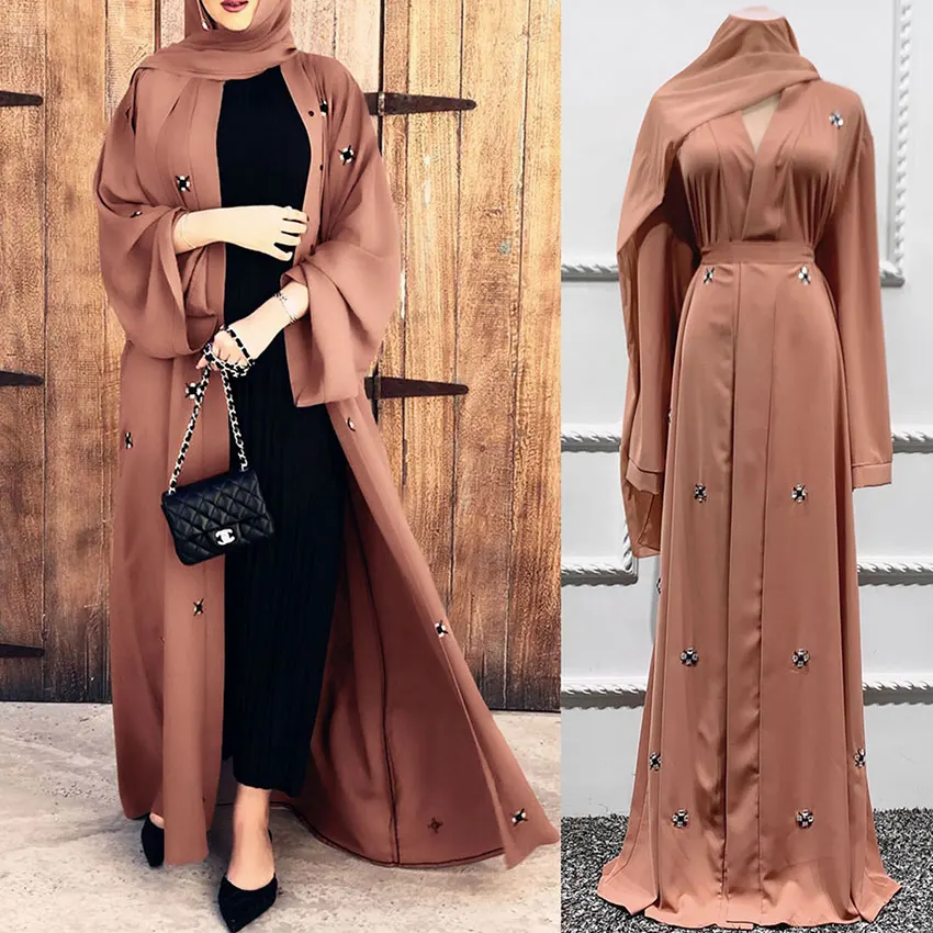 New Islamic Clothing Dubai Women Abaya Women Muslim Embroidery Brown Dress Party Prom Longue Robe Hijabi Other Dresses
New Islamic Clothing Dubai Women Abaya Women Muslim Embroidery Brown Dress Party Prom Longue Robe Hijabi Other Dresses