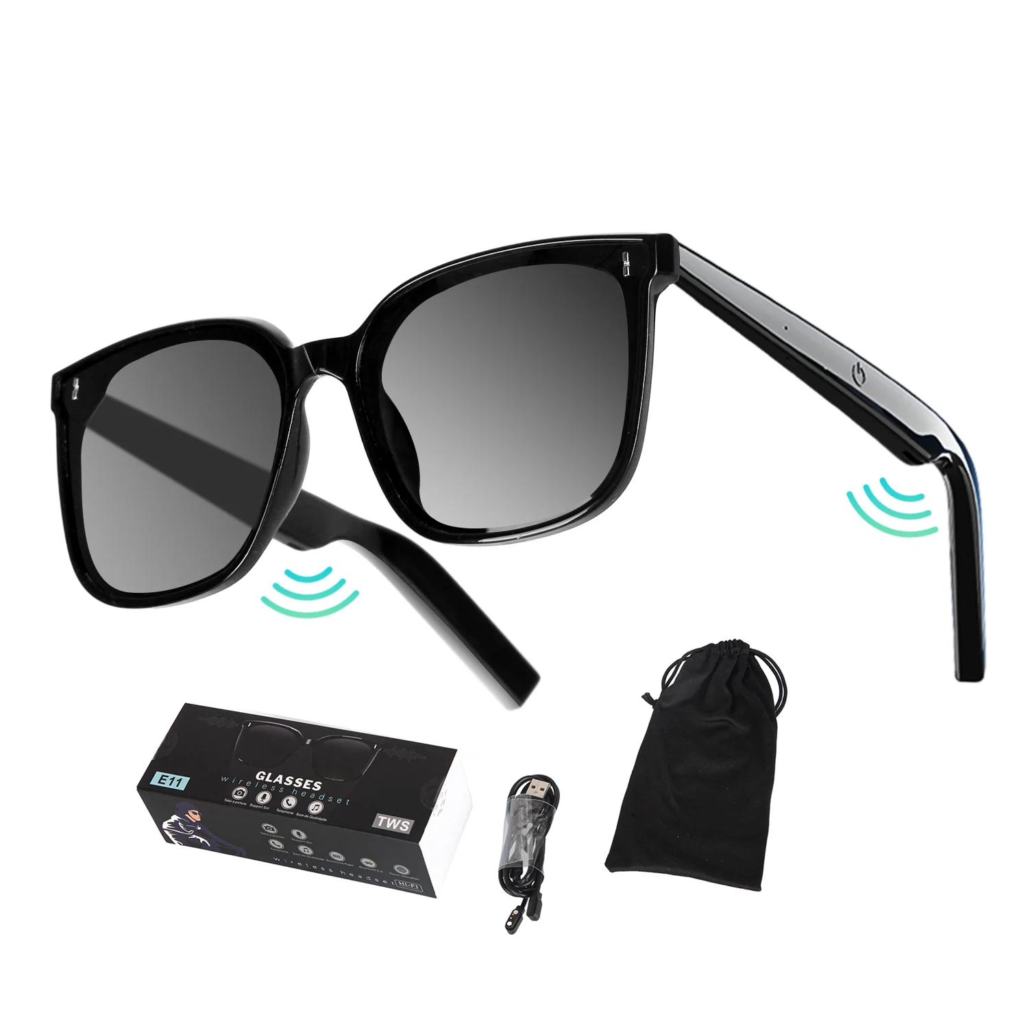 Smart Sunglasses Fashion Touch Music Sport Bl0etooth Headset Sun Glasses Camera Voice Call Control MP3 Glasses For Man Woman
Smart Sunglasses Fashion Touch Music Sport Bl0etooth Headset Sun Glasses Camera Voice Call Control MP3 Glasses For Man Woman