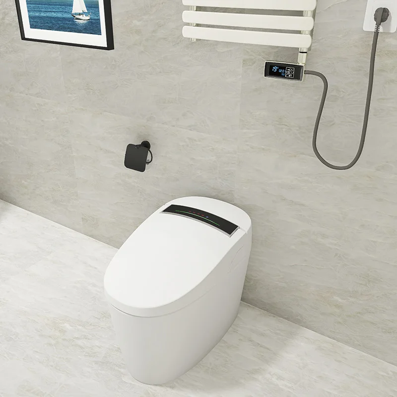 china bathroom sanitary ware manufacturers hotel modern ceramic smart bidet one piece intelligent toilet