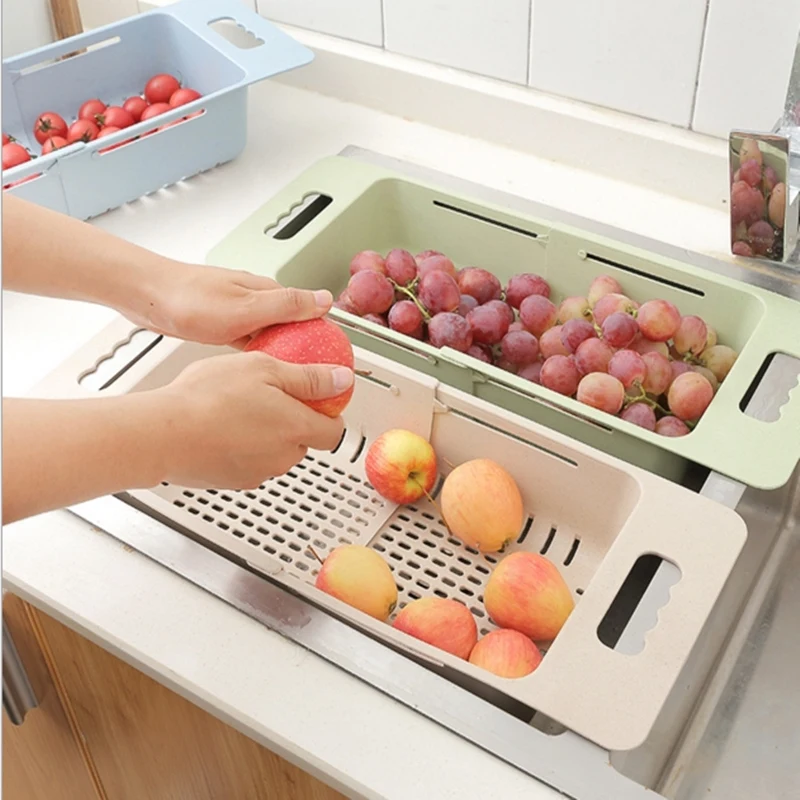 Kitchen Retractable Sink Strainer Rack Placed Tableware Shelf Wheat Straw Dish Rack Vegetable Storage Rack Colander H583
Kitchen Retractable Sink Strainer Rack Placed Tableware Shelf Wheat Straw Dish Rack Vegetable Storage Rack Colander H583