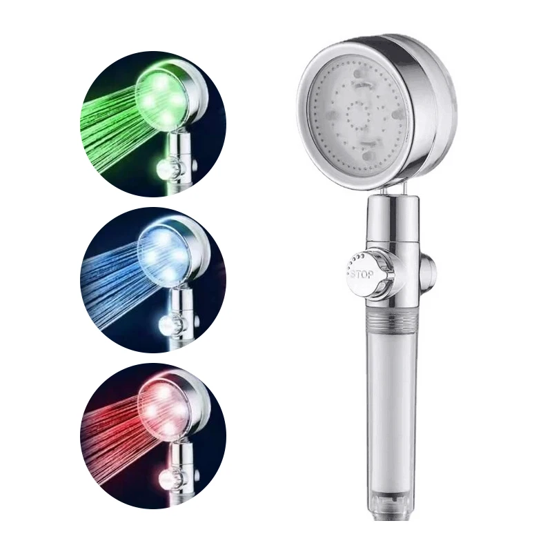 2022 Product Handheld Shower Head Filtration Led light filter handhead ABS shower head for bathroom
2022 Product Handheld Shower Head Filtration Led light filter handhead ABS shower head for bathroom