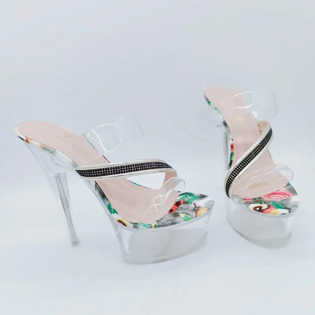 Top Sale Customized Rhinestone Strap Fashion High Heeled Shoes for Night Club Bar Clear Sandals Bohemia Summer Shoes Woman
Top Sale Customized Rhinestone Strap Fashion High Heeled Shoes for Night Club Bar Clear Sandals Bohemia Summer Shoes Woman