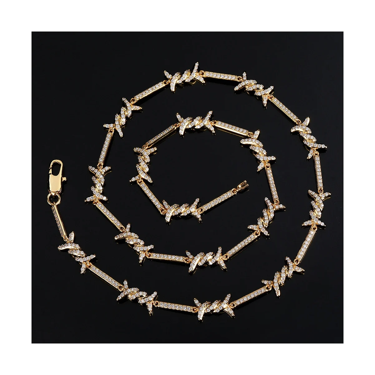 HP hip hop jewelry necklace barbed wire punk necklace Barbed Wire Choker Edgy Cool Punk Necklace Adjustable
HP hip hop jewelry necklace barbed wire punk necklace Barbed Wire Choker Edgy Cool Punk Necklace Adjustable