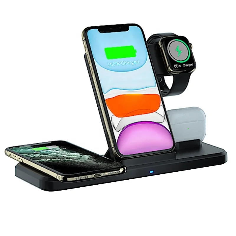 Custom logo folding Qi 3 in 1 wireless charger for Iphone Iwatch Airpods 2 / Por, Black , white
Custom logo folding Qi 3 in 1 wireless charger for Iphone Iwatch Airpods 2 / Por, Black , white