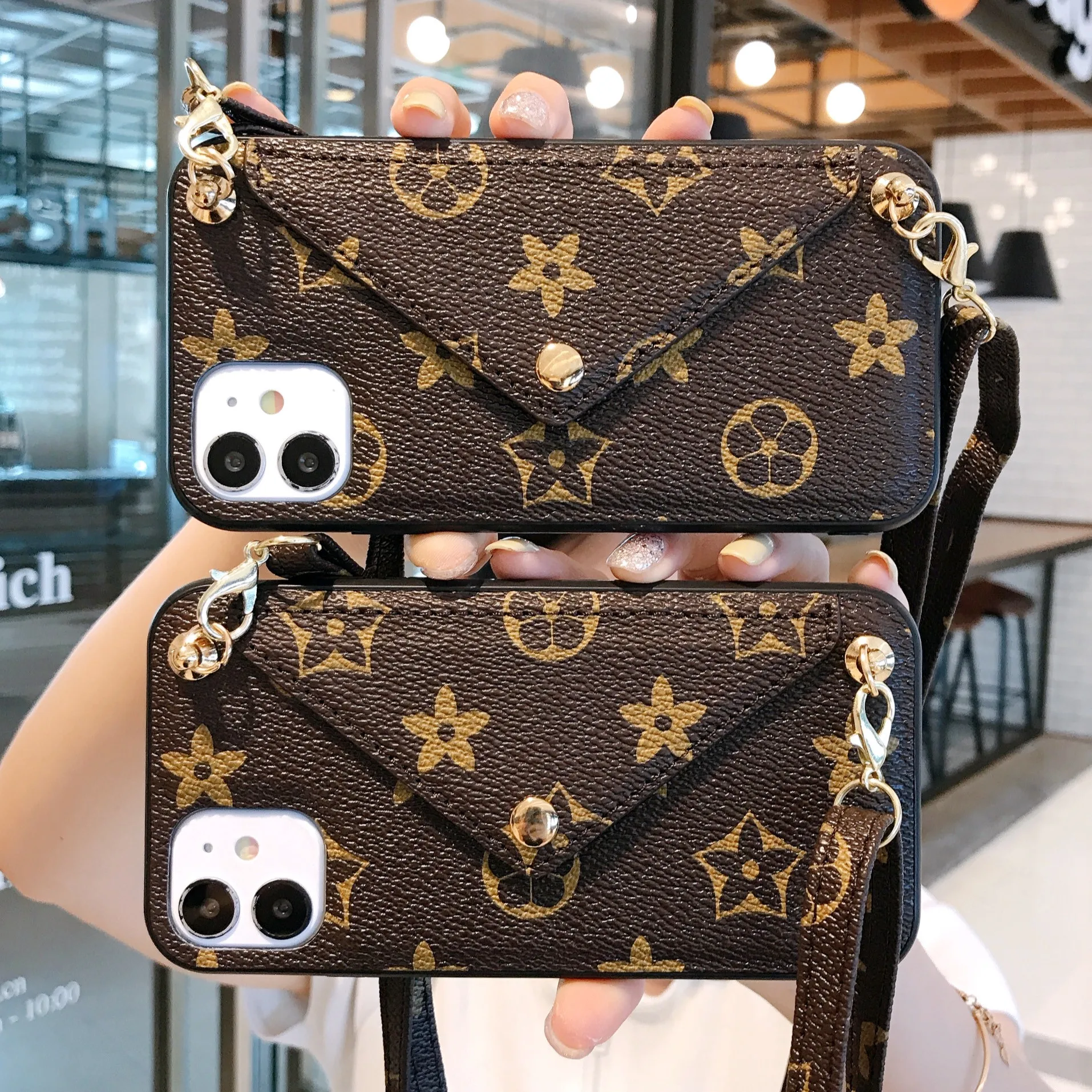 Crossbody brand phone case (with card holder) for iPhone 12 11PRO Max Xs XR shockproof leather phone case
Crossbody brand phone case (with card holder) for iPhone 12 11PRO Max Xs XR shockproof leather phone case