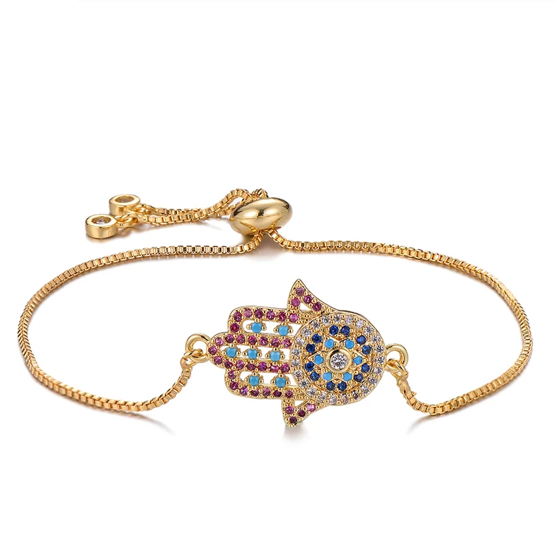 Hip Hop Pulsera Hamsa Hand Jewelry AAA Cubic Zirconia Bracelets for Women Men Chain Trendy Fatima Hand Charm Bracelet
Hip Hop Pulsera Hamsa Hand Jewelry AAA Cubic Zirconia Bracelets for Women Men Chain Trendy Fatima Hand Charm Bracelet