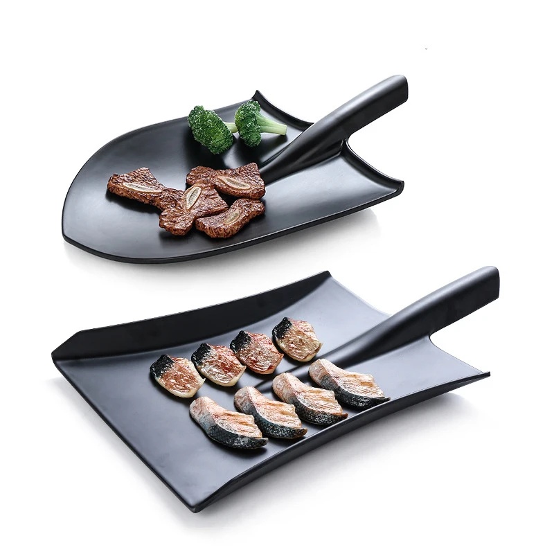 Dinner Plate Pan Serving Tray Dish Shovel Creative Plato Hot Plate Fried Tableware Restaurant Non-toxic Food Tray 1pcs, Pot side
Dinner Plate Pan Serving Tray Dish Shovel Creative Plato Hot Plate Fried Tableware Restaurant Non-toxic Food Tray 1pcs, Pot side