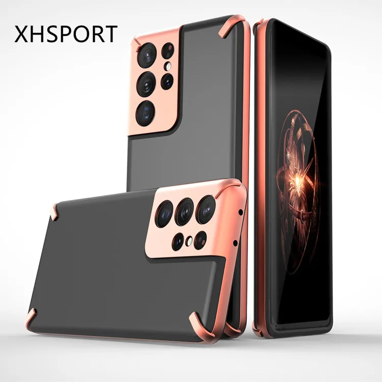 XHSPORT Four Corners Shockproof TPU PC Slim Hard Phone Back Cover Case for Samsung S21 Ultra
XHSPORT Four Corners Shockproof TPU PC Slim Hard Phone Back Cover Case for Samsung S21 Ultra
