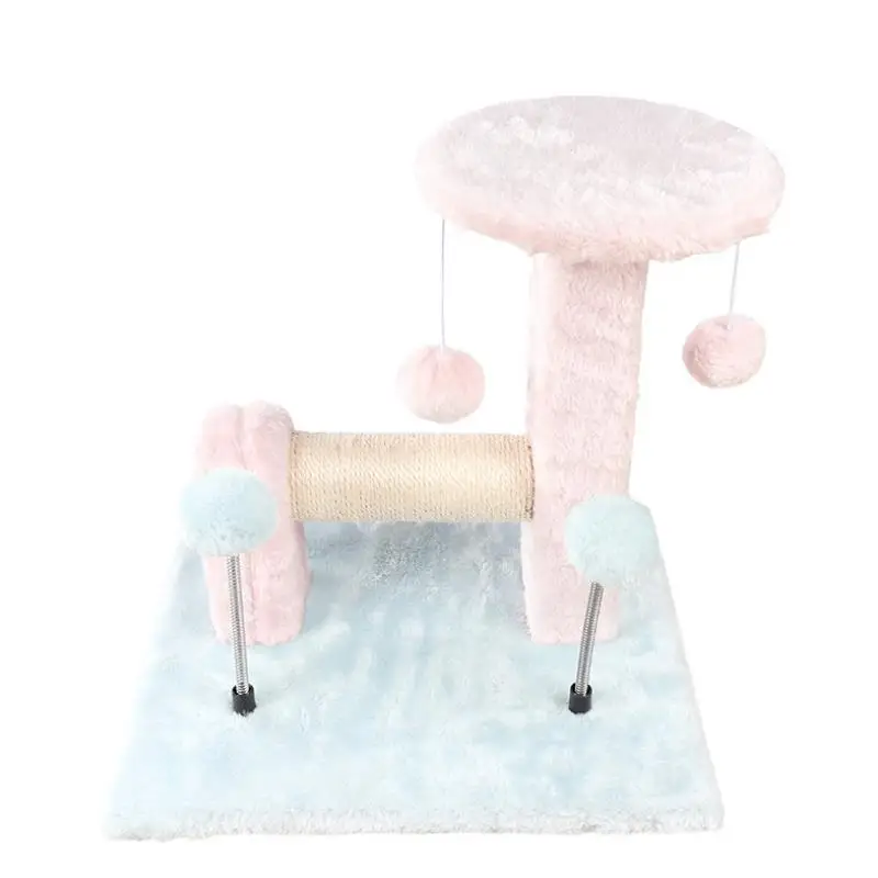 2021 New design Horse shape Cat tree Scratching post with spring ball Cat toy Interactive Pet toy
2021 New design Horse shape Cat tree Scratching post with spring ball Cat toy Interactive Pet toy