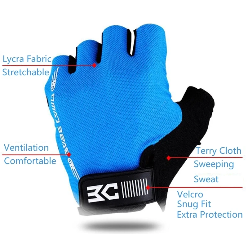 Pro GEL Pad Mens Summer Bike Sports Breathable Racing MTB Bicycle Gloves, Blue/grey/red/black
Pro GEL Pad Mens Summer Bike Sports Breathable Racing MTB Bicycle Gloves, Blue/grey/red/black