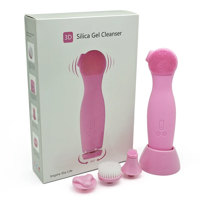 Wholesale electric pore cleaner sonic face cleaning brush oem facial cleanser with 4 speeds, Pink, blue, red
Wholesale electric pore cleaner sonic face cleaning brush oem facial cleanser with 4 speeds, Pink, blue, red