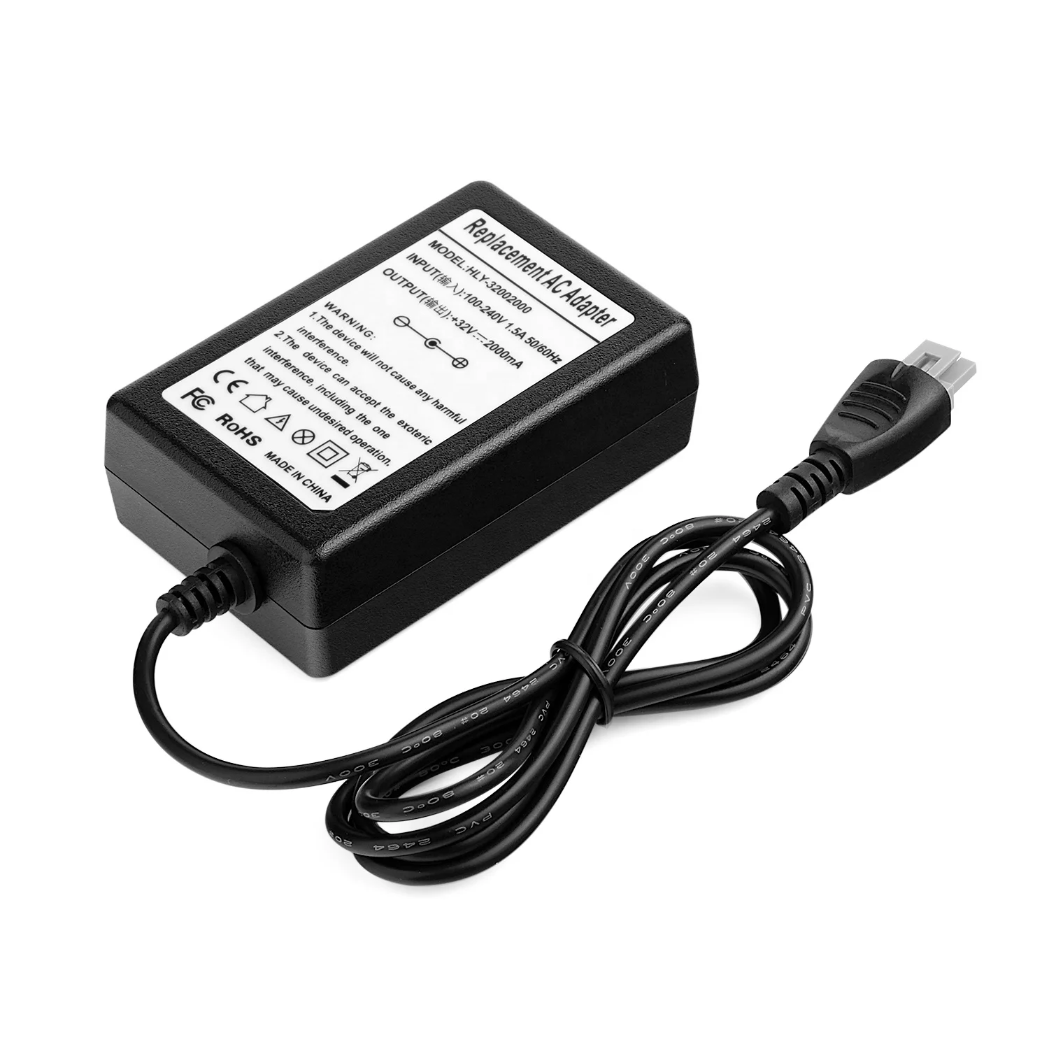 32V 2000MA 2A Printer AC Adapter 0957-2262 for HP All-in-one Officejet Printer 8000 8500 8500A, Black
32V 2000MA 2A Printer AC Adapter 0957-2262 for HP All-in-one Officejet Printer 8000 8500 8500A, Black