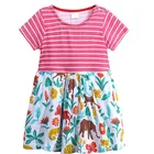 Dresses Girls Dress High Quality Summer Kids Dresses For Girls Cartoon Printing Shorts Loungewear Dress