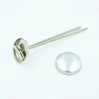 Factory Bulk Aluminum Upholstery Cover Buttons in Furniture