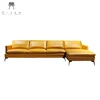 Oem Odm Creative designs upper leather sofa from chinese factory, foshan furniture living room sofa set designs