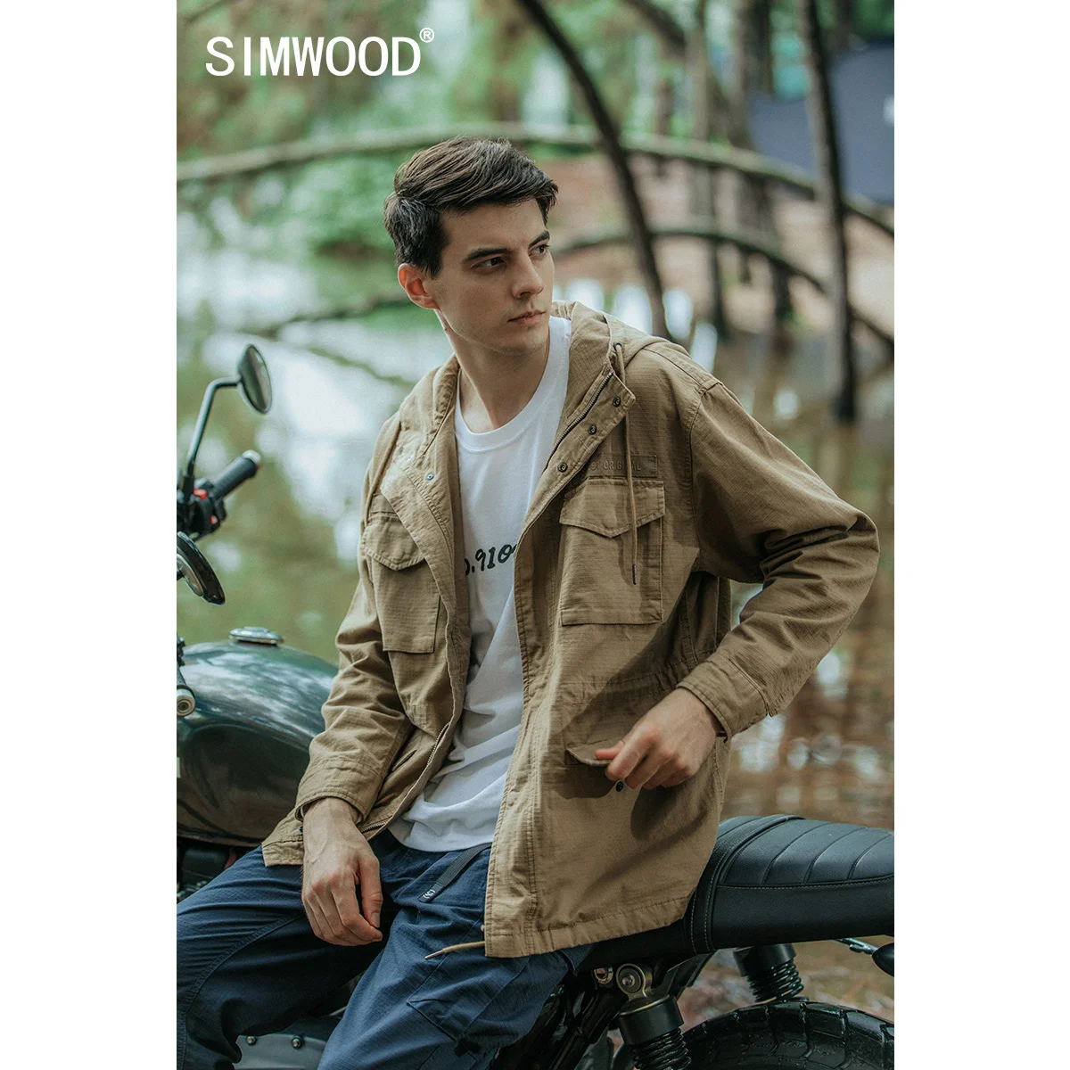 SIMWOOD 2021 Autumn New Vintage Cargo Jackets Men Multi-Pockets Plus Size Coats Outdoor Wear Hiking Shell Hooded Field Jacket, Customized color
SIMWOOD 2021 Autumn New Vintage Cargo Jackets Men Multi-Pockets Plus Size Coats Outdoor Wear Hiking Shell Hooded Field Jacket, Customized color