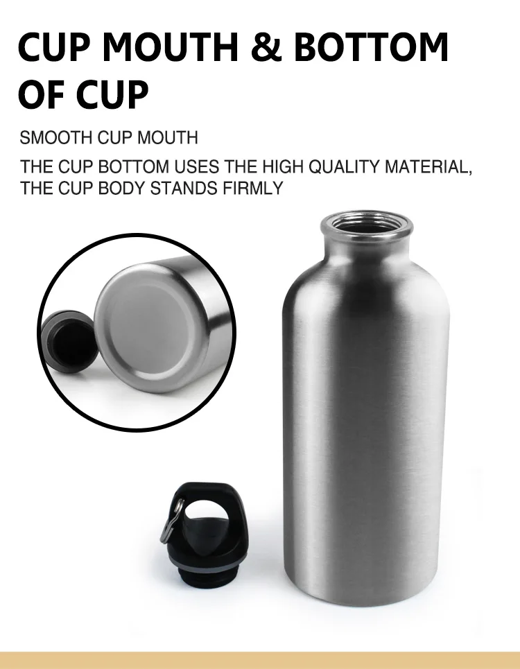 Skid resistant sports drinks water bottle with custom logo
