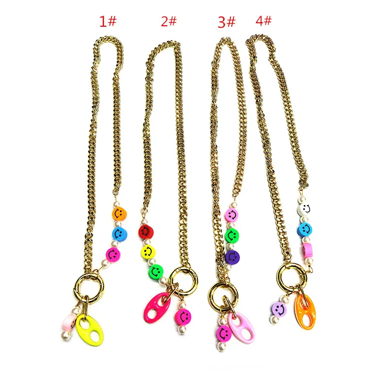 Round smile face DIY necklace Bead accessories Accept a variety of accessories customization wholesale price Gold-plated copper
Round smile face DIY necklace Bead accessories Accept a variety of accessories customization wholesale price Gold-plated copper