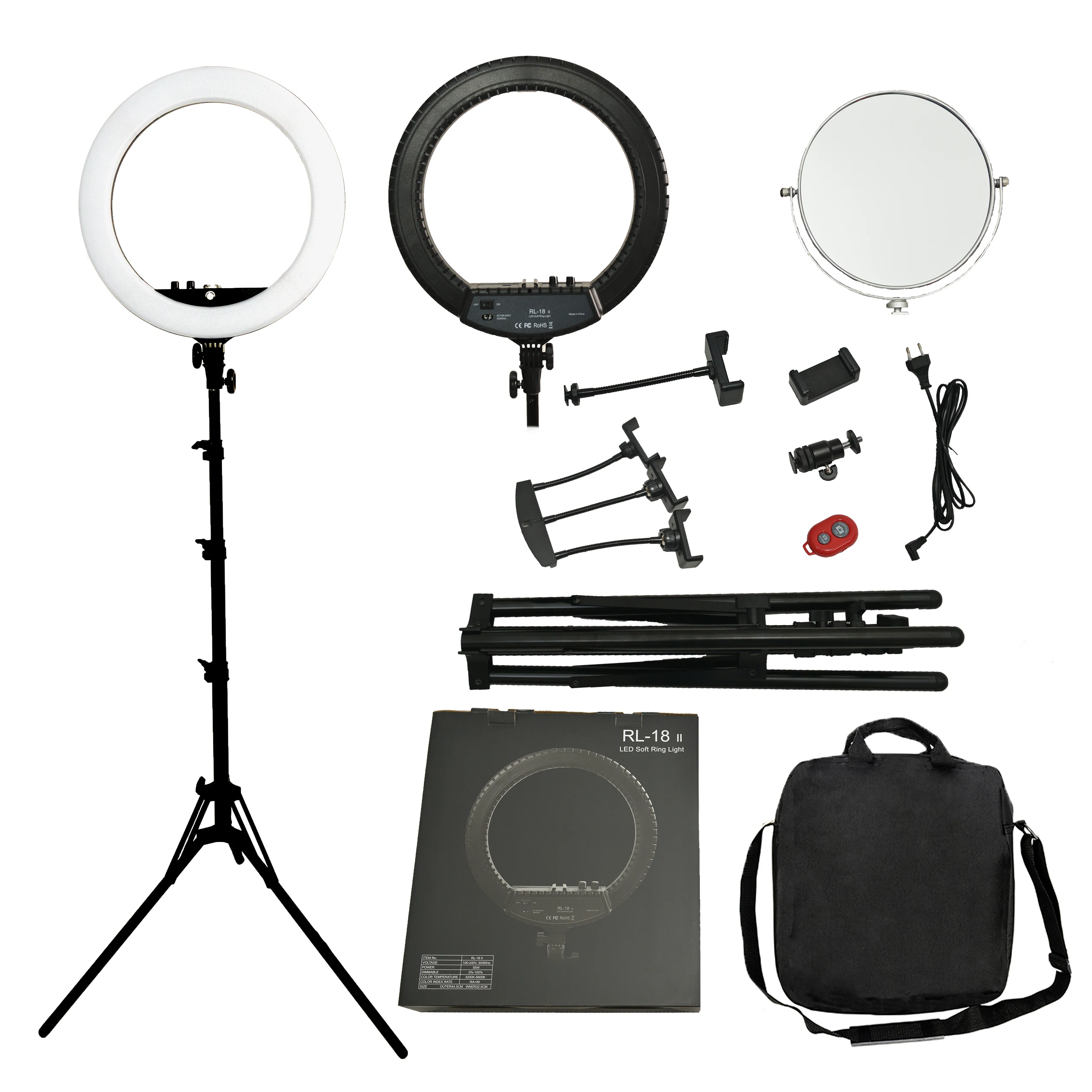 18 Inch LED Ring Soft Light with Mirror2.1m Tripod Light Stand Selfie Ring Fill Light for YouTube Video Live Stream Makeup Phone, Pink
18 Inch LED Ring Soft Light with Mirror2.1m Tripod Light Stand Selfie Ring Fill Light for YouTube Video Live Stream Makeup Phone, Pink