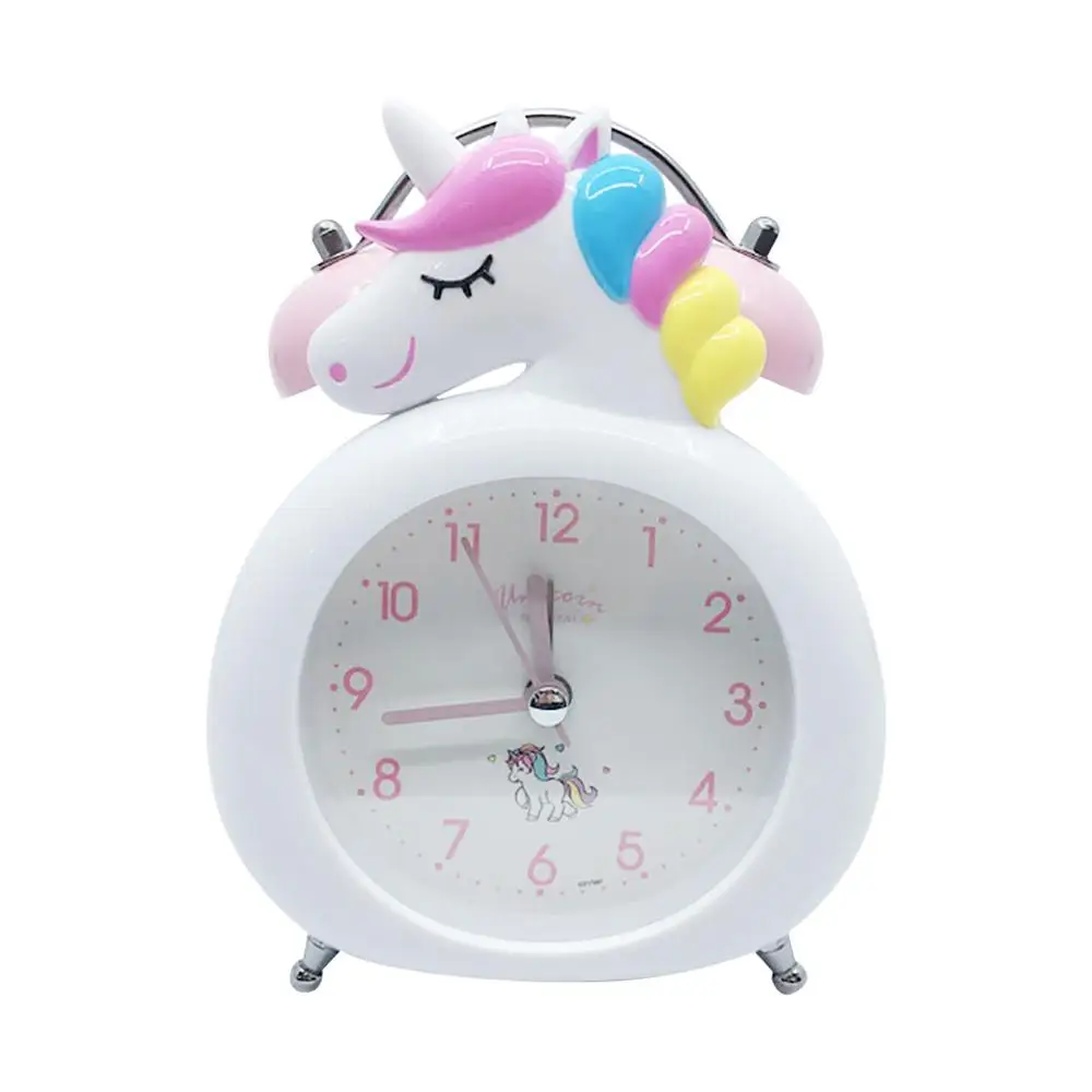 Cute Unicorn Kids Cartoon Alarm Clocks Bedroom Bell Night Light Table Wake Up Clock Child Christmas Birthday Gifts
Cute Unicorn Kids Cartoon Alarm Clocks Bedroom Bell Night Light Table Wake Up Clock Child Christmas Birthday Gifts