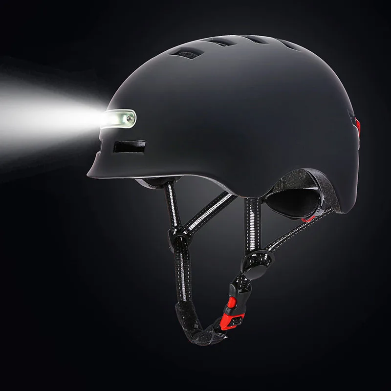 2020 new fashion design Smart In-mold adult bike helmet with LED light scooter Helmet
2020 new fashion design Smart In-mold adult bike helmet with LED light scooter Helmet