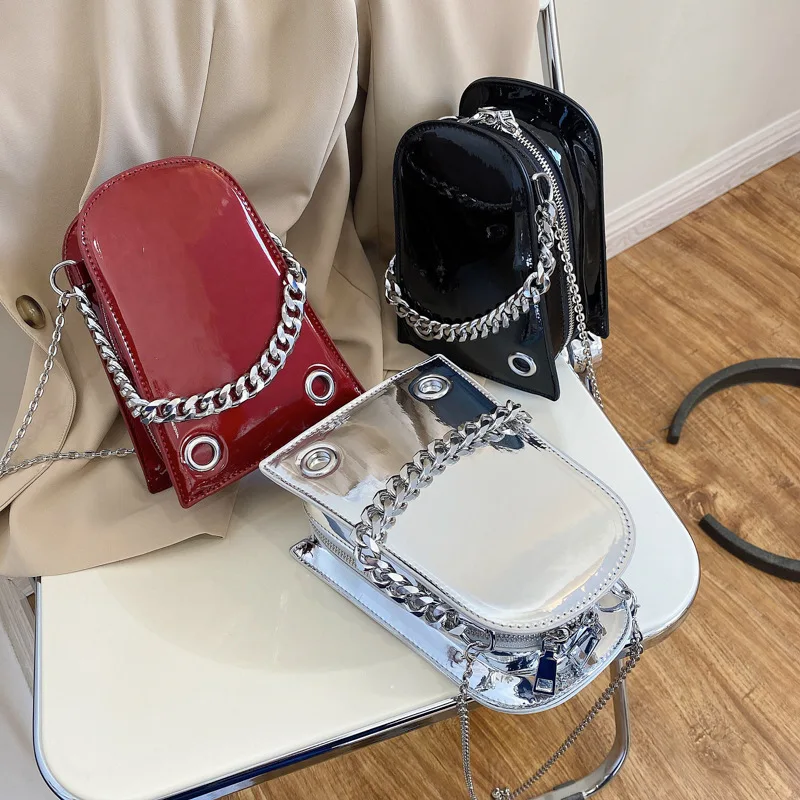 2022 New fashion ladies square bag retro patent leather sling crossbody bag women mini handbags, 3 colors
2022 New fashion ladies square bag retro patent leather sling crossbody bag women mini handbags, 3 colors