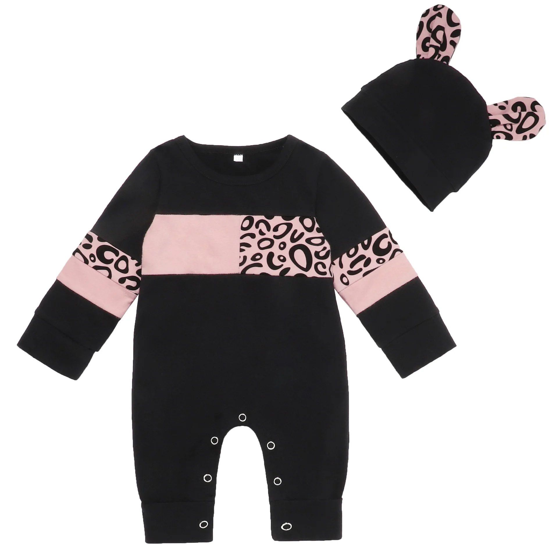 2021 hot sale kids cotton clothes cute leopard pattern baby girls O-neck summer romper, As pic
2021 hot sale kids cotton clothes cute leopard pattern baby girls O-neck summer romper, As pic