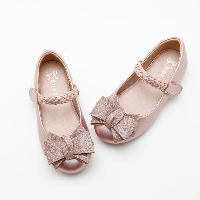 Wholesale New Soft Bottom Girls Dress Shoes Middle Big Kids Princess Shining Leather Shoes with Bow for kids
Wholesale New Soft Bottom Girls Dress Shoes Middle Big Kids Princess Shining Leather Shoes with Bow for kids