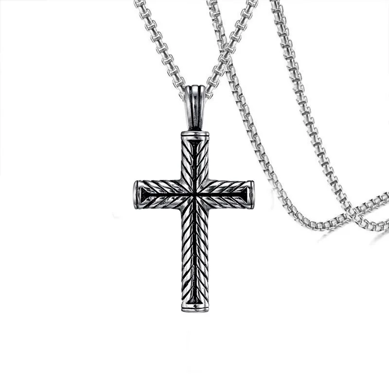 2022 Stainless Steel High Polished Men's Pendant Necklace Silver Cross Necklace
2022 Stainless Steel High Polished Men's Pendant Necklace Silver Cross Necklace