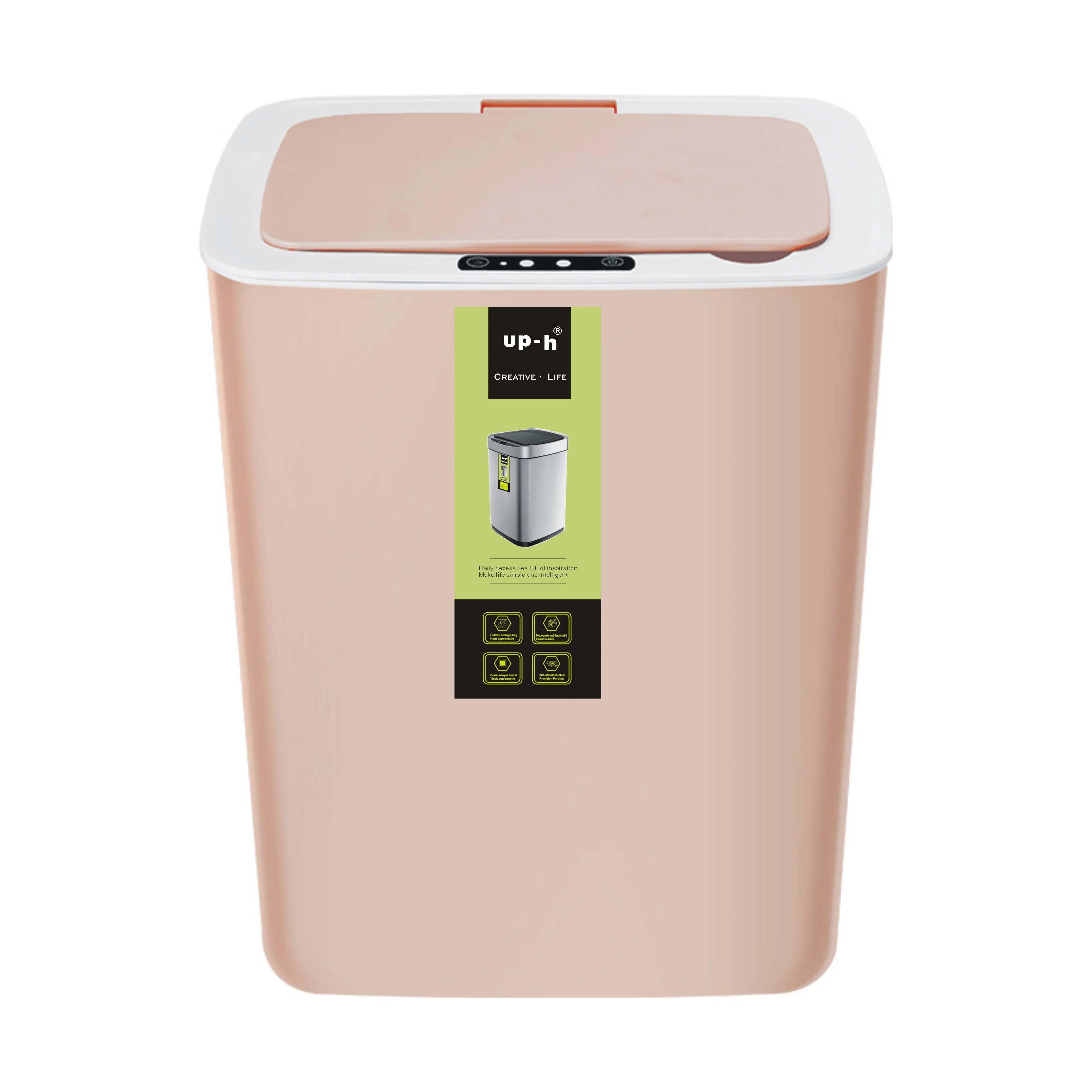 14L Nordic intelligent plastic trash can Kitchen trash can junk box for kitchen nordic sensor trash can, White
14L Nordic intelligent plastic trash can Kitchen trash can junk box for kitchen nordic sensor trash can, White