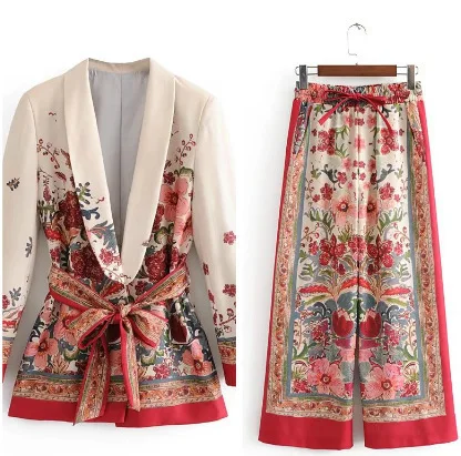 2021Spring Autumn Blazers Ladies Women With Belt Print Blazer Set Female Blazer For Women, Picture
2021Spring Autumn Blazers Ladies Women With Belt Print Blazer Set Female Blazer For Women, Picture