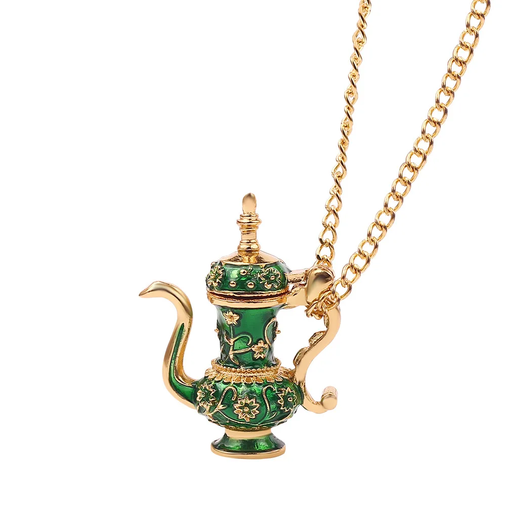 American and European Style Alloy Plated Gold Necklace Multiple Enamel Glaze Tea Cups Necklace for Gift, Picture color
American and European Style Alloy Plated Gold Necklace Multiple Enamel Glaze Tea Cups Necklace for Gift, Picture color