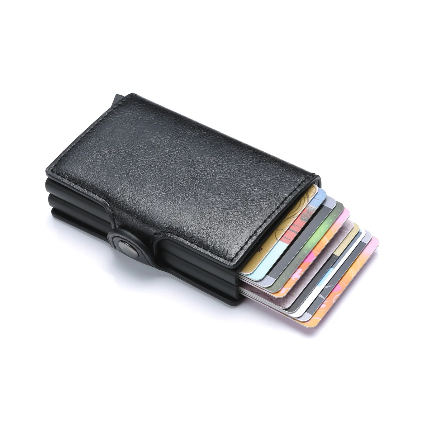 Rfid Blocking Credit Card Holder Wallet Leather Metal Aluminum Business Bank Card Case Mens Wallet, 6 colors
Rfid Blocking Credit Card Holder Wallet Leather Metal Aluminum Business Bank Card Case Mens Wallet, 6 colors