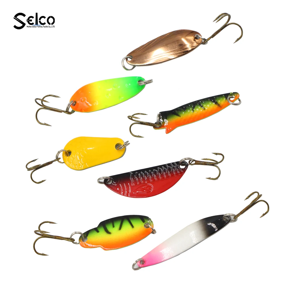 Artificial Fishing Lure Set Spinner Hard Bait Spoon Lure Metal Treble Hook spoon set, Various
Artificial Fishing Lure Set Spinner Hard Bait Spoon Lure Metal Treble Hook spoon set, Various