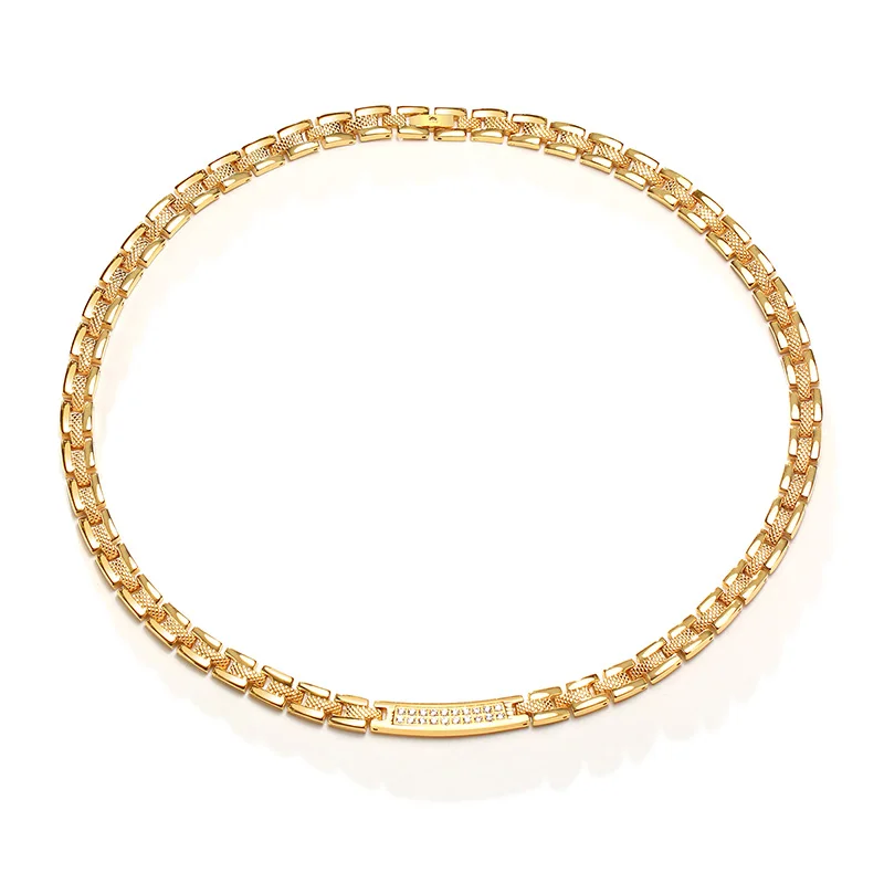 Newest Magnet Necklace Wholesale Titanium Stainless Steel Jewelry Mens Magnetic Therapy Necklaces Chain for Women, Gold, silver & gold, black & gold
Newest Magnet Necklace Wholesale Titanium Stainless Steel Jewelry Mens Magnetic Therapy Necklaces Chain for Women, Gold, silver & gold, black & gold
