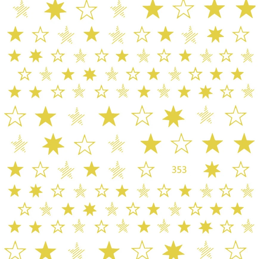 353 Star Letter Jewelry Japanese 3D Adhesive Nail Decoration Applique Laser Bronzing Nail Sticker
353 Star Letter Jewelry Japanese 3D Adhesive Nail Decoration Applique Laser Bronzing Nail Sticker
