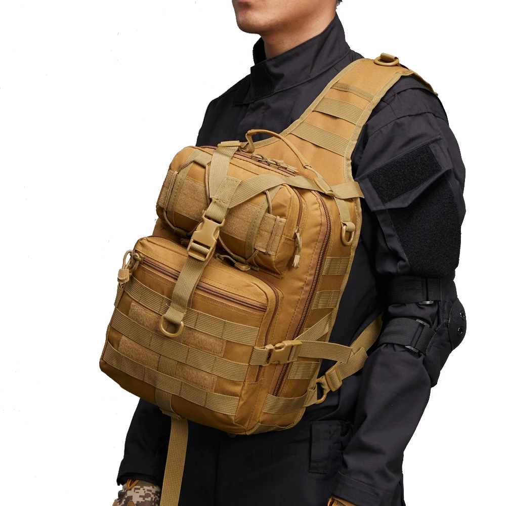 Waterproof Tactical Chest Bag Military Shoulder Trekking Runsack Bag Crossbody Pouch Climbing Hiking Bag
Waterproof Tactical Chest Bag Military Shoulder Trekking Runsack Bag Crossbody Pouch Climbing Hiking Bag