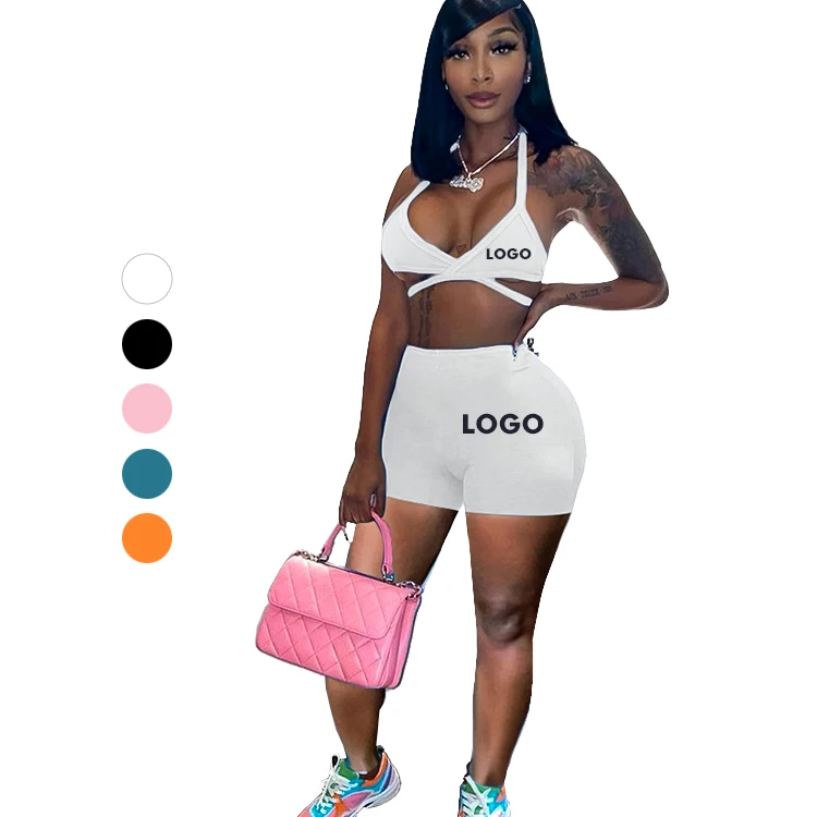 New Style Fashion Casual Sports Wear Ladies Solid Color Crop Tops Shorts Two Piece Set Custom Women's Summer Sets
New Style Fashion Casual Sports Wear Ladies Solid Color Crop Tops Shorts Two Piece Set Custom Women's Summer Sets