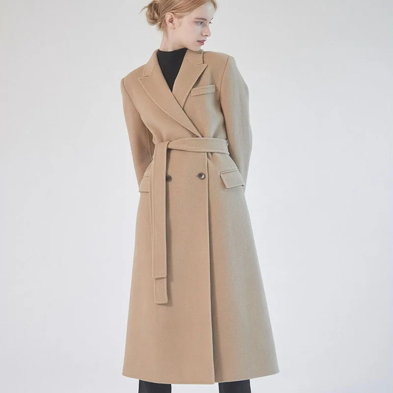 Drop Shipping Western Style Latest Design Winter Solid Color Elegant Long Sleeve Women Coats With Belted
Drop Shipping Western Style Latest Design Winter Solid Color Elegant Long Sleeve Women Coats With Belted